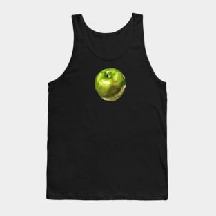 Watercolor Green Apple Tank Top